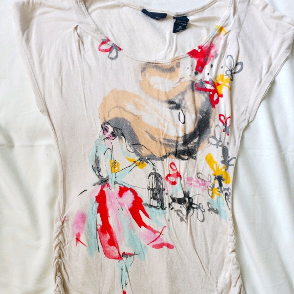 ny & co • watercolor ballerina top tee